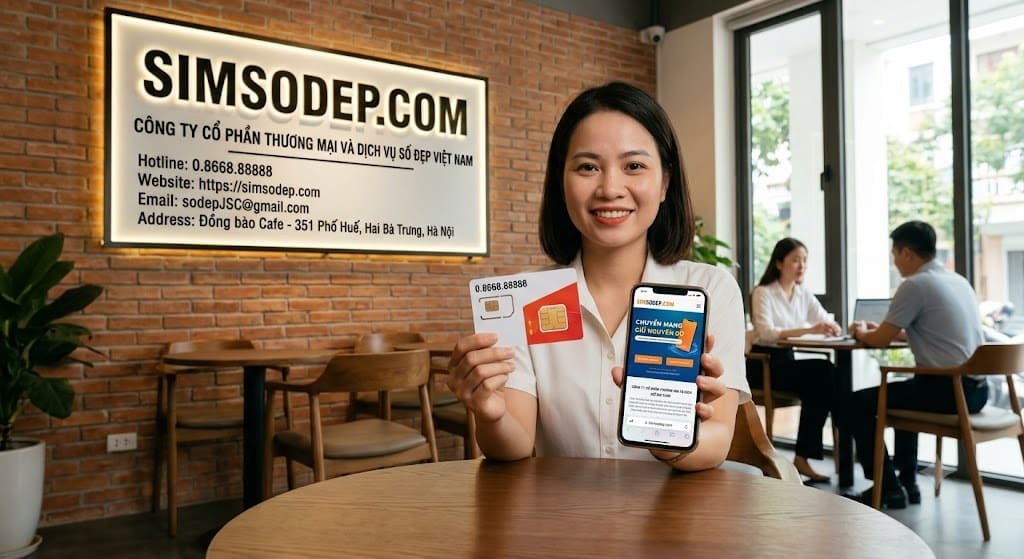 Dịch vụ chuyển mạng giữ nguyên số nhanh chóng cho sim VIP tại SIMSODEP.COM