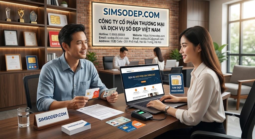 Dịch vụ khôi phục và đăng ký sim chính chủ an toàn tại SIMSODEP.COM