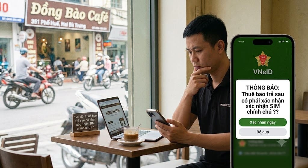 Thuê bao trả sau phải xác nhận SIM chính chủ và cách chuẩn hóa dữ liệu an toàn tại SIMSODEP.COM